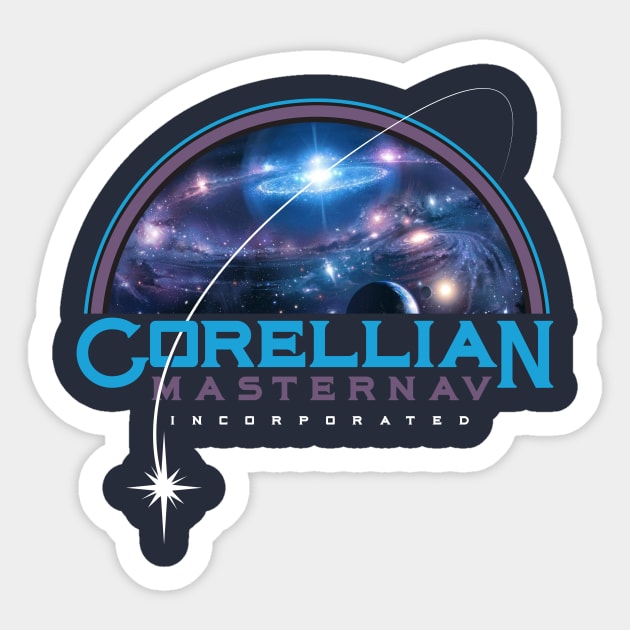 Corellian Masternav Sticker by MindsparkCreative